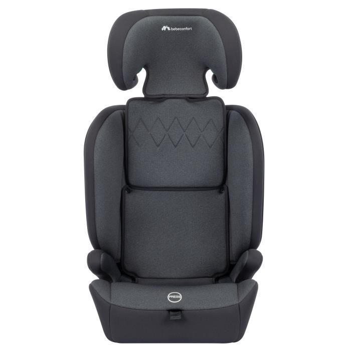 Seggiolino auto convertibile BEBE CONFORT GROW i-Size, da 15 mesi a 12 anni (76-150 cm), ISOFIX, standard di sicurezza R129, colore nero fumé.