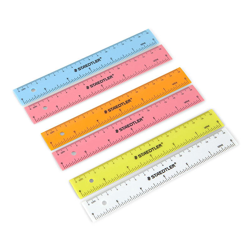 Regla Staedtler, paquete de 2, línea Pastelline Staedtler