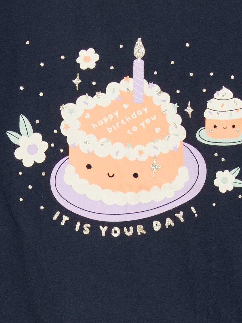 Camiseta de cumpleaños - AZUL
