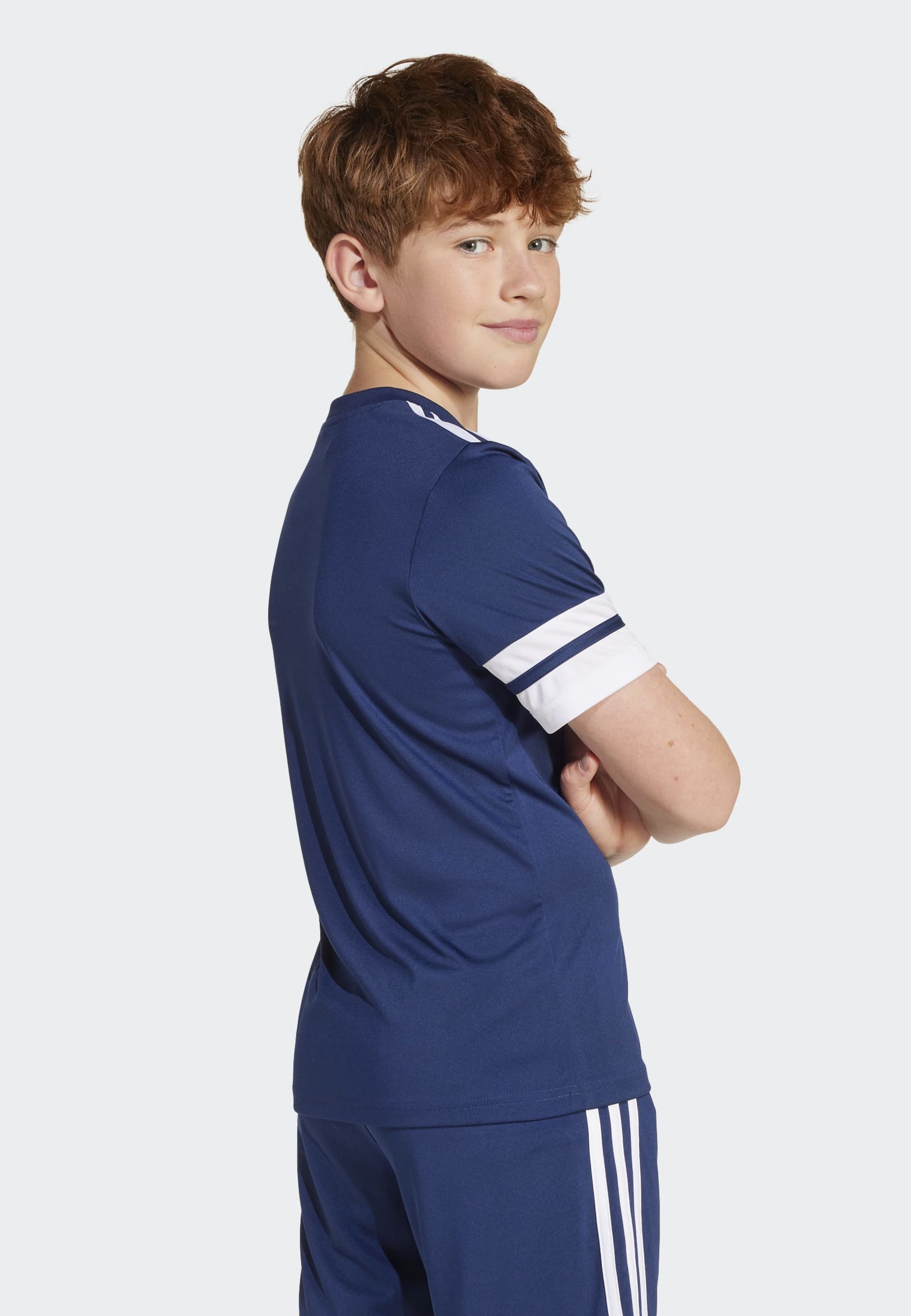 adidas Performance SQUADRA SHORT SLEEVE UNISEX - Koszulka sportowa - granatowo-biała