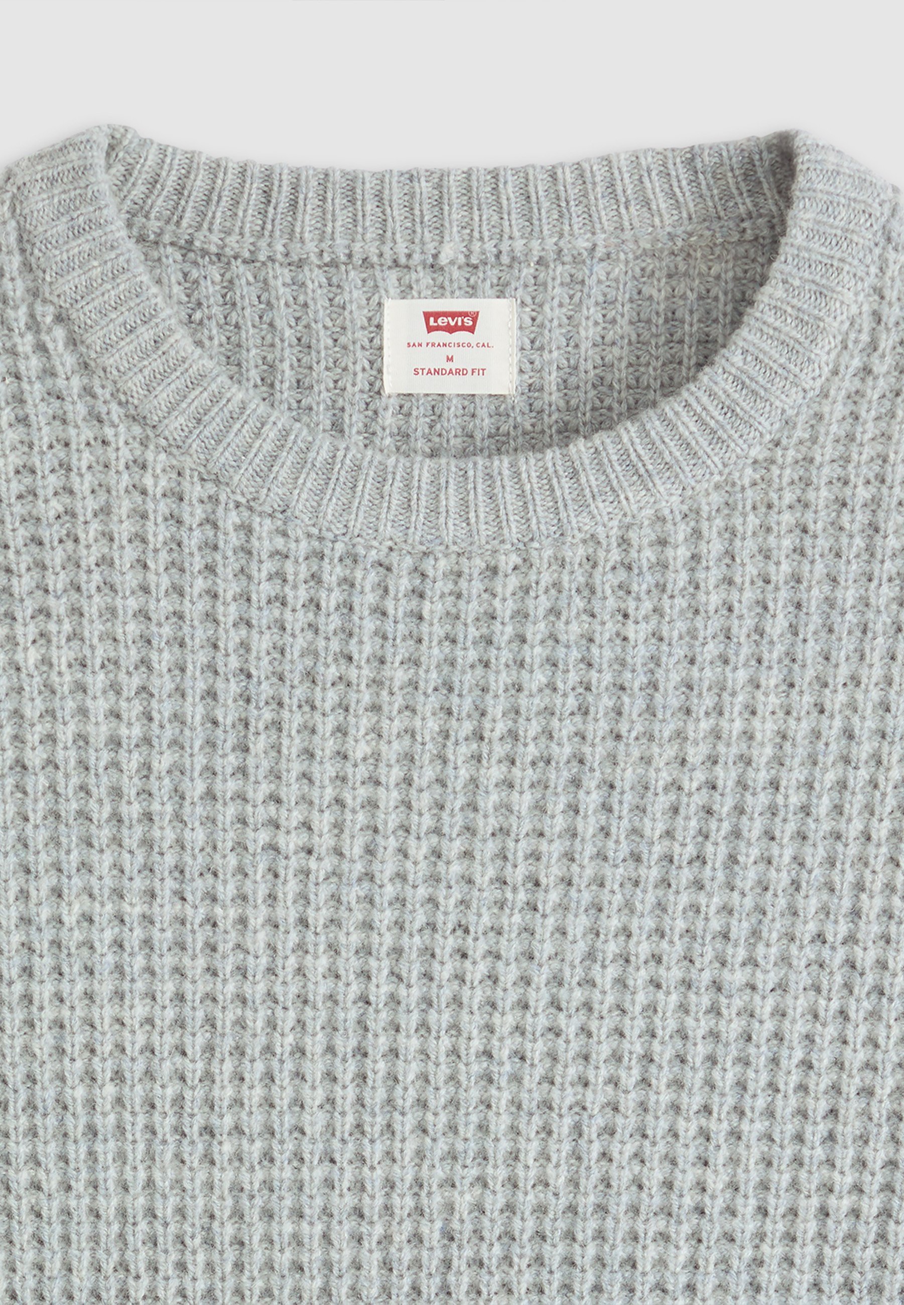 Levi's® PRESIDIO CREW - Maglione - grigio melange di media tonalità
