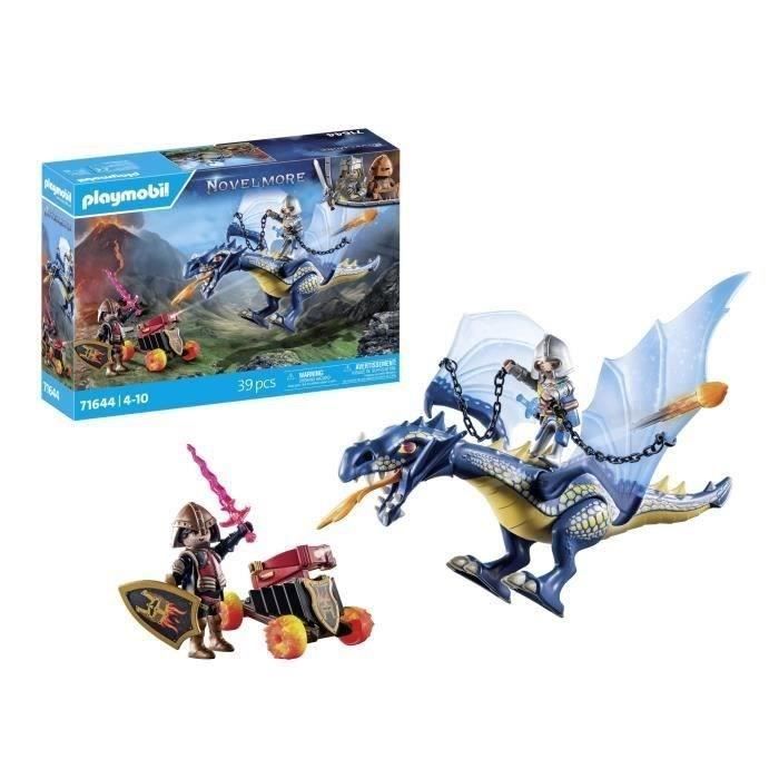 PLAYMOBIL 71644 Warriors with Dragons and Cannon, Novelmore, Dragon, 39 pieces, Ages 4+