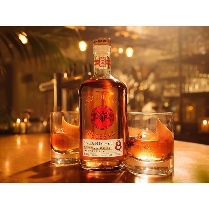 Rhum Bacardi Reserva Ocho - Old Rhum - Puerto Rico - 40% vol - 70cl