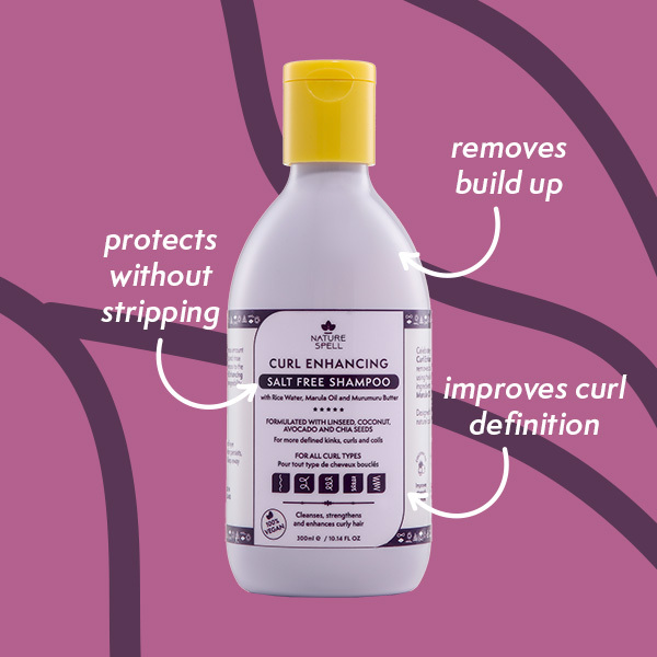 Šampon bez soli pro zvýraznění kudrlin Nature Spell