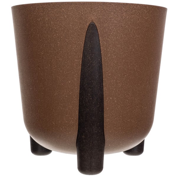 KADAX Doniczka Na Kwiaty Eco Nóżki   Wkład 18cm Brązowa