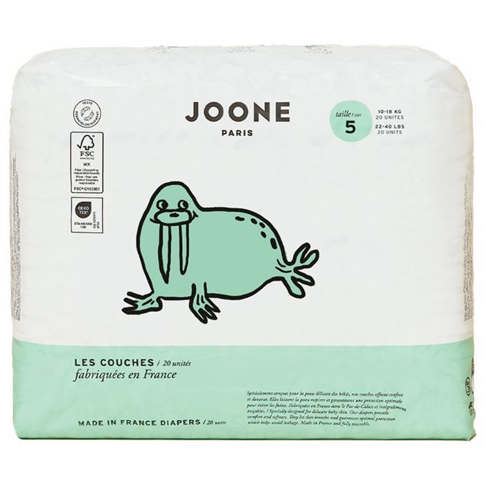 -Joone 20 Diapers Size 5 for 10-18 kg (Color: Brigitte Rose)