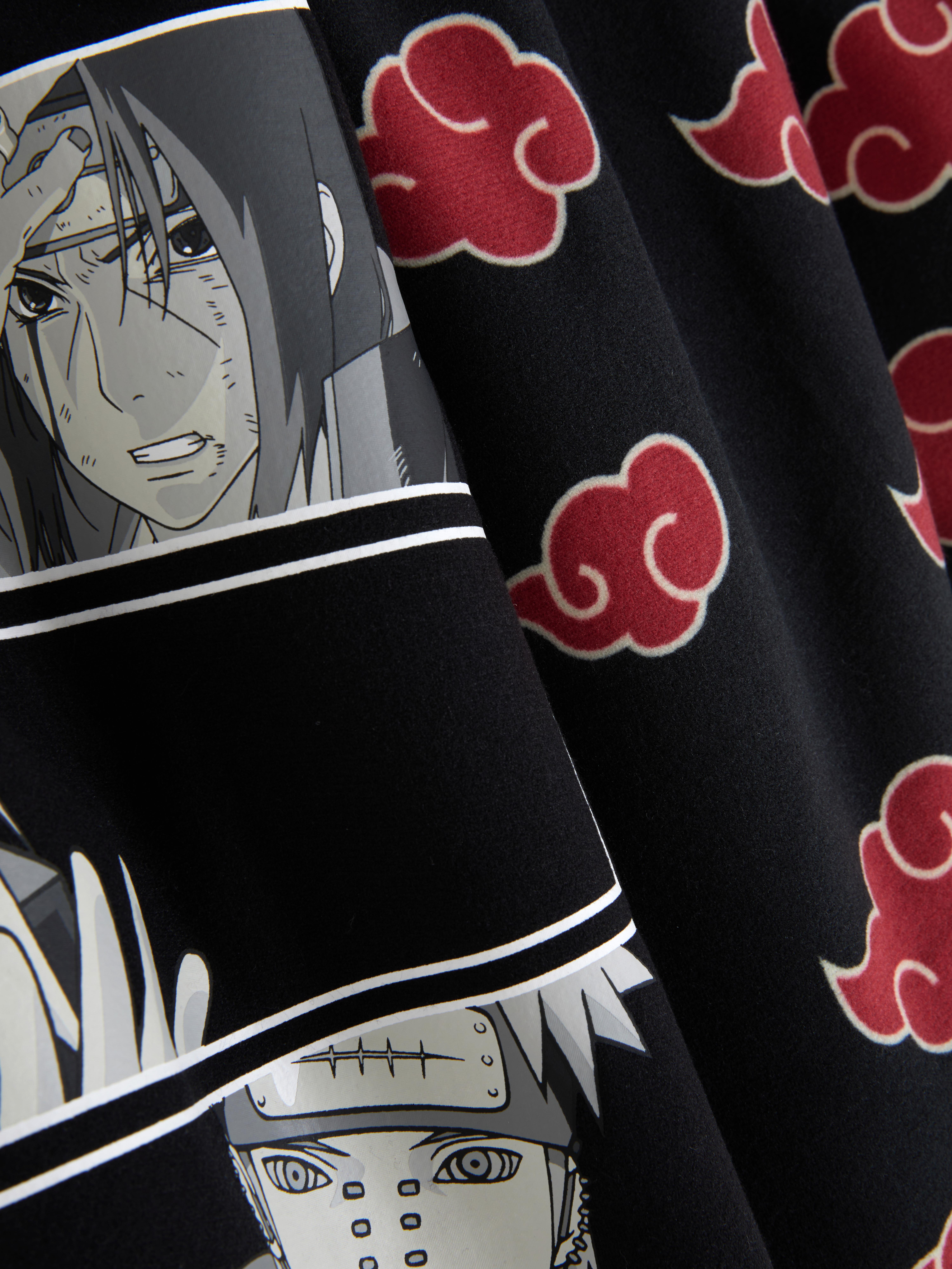 Pijamale Naruto Akatsuki O pijama Naruto cu tricou cu mânecă lungă și pantaloni cu șnur
