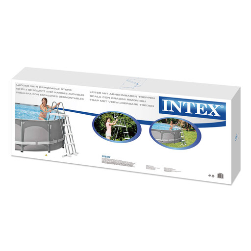  Échelle de sécurité Intex pour piscines hors sol, hauteur 122 cm