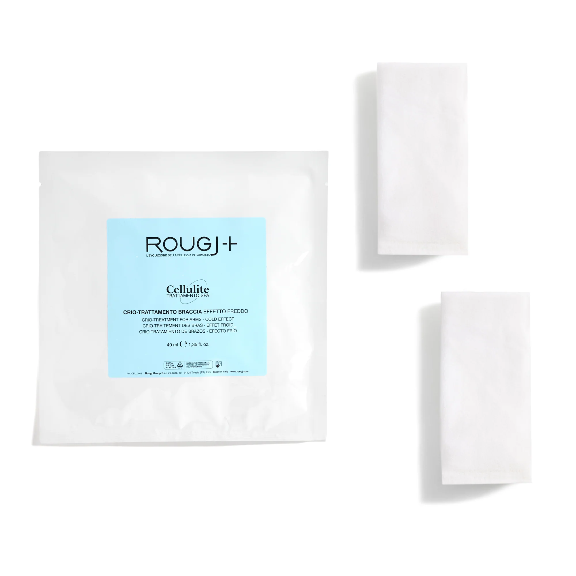 Cellulite Trattamento SPA Crio-trattamento Monouso Braccia - Crema braccia tonificante, Guaine e Patch