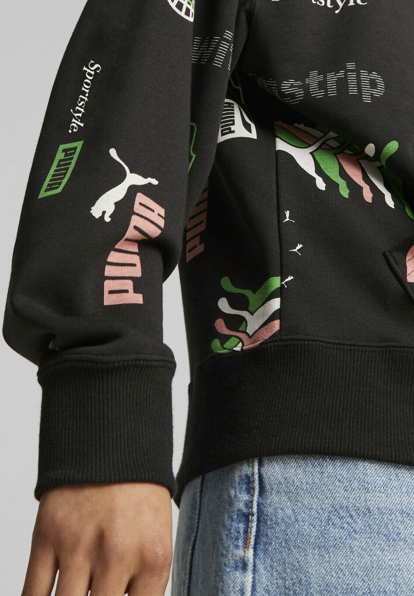 Sweat à capuche Puma - noir