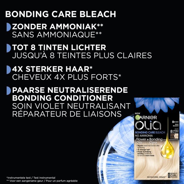 „Garnier Olia Bonding Care“ baliklis B+++ Maksimalus balinimas<br>