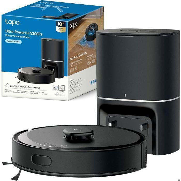 Robot aspirador y fregona 4 en 1 - TP-LINK - RV30Max - Vaciado automático - 5300Pa - LiDAR