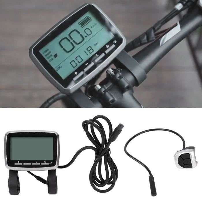 Schermo LCD per bicicletta, tachimetro elettrico leggero per bici da esterno, facile da installare