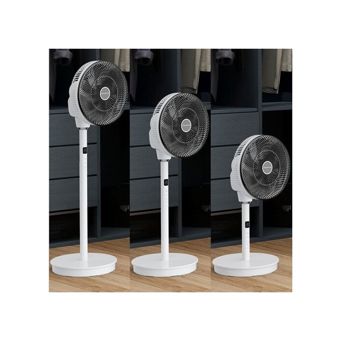 Ventilador de pedestal Rowenta Turbo Swift Silence, compacto, silencioso, QV5040F0