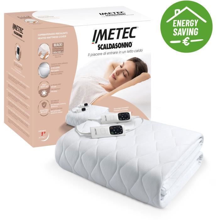 Protetor de colchão aquecido - Imetec - Adapto Maxi para 2 pessoas, 195x165 cm - 6 níveis de temperatura - Tecido hipoalergênico - Temperatura constante