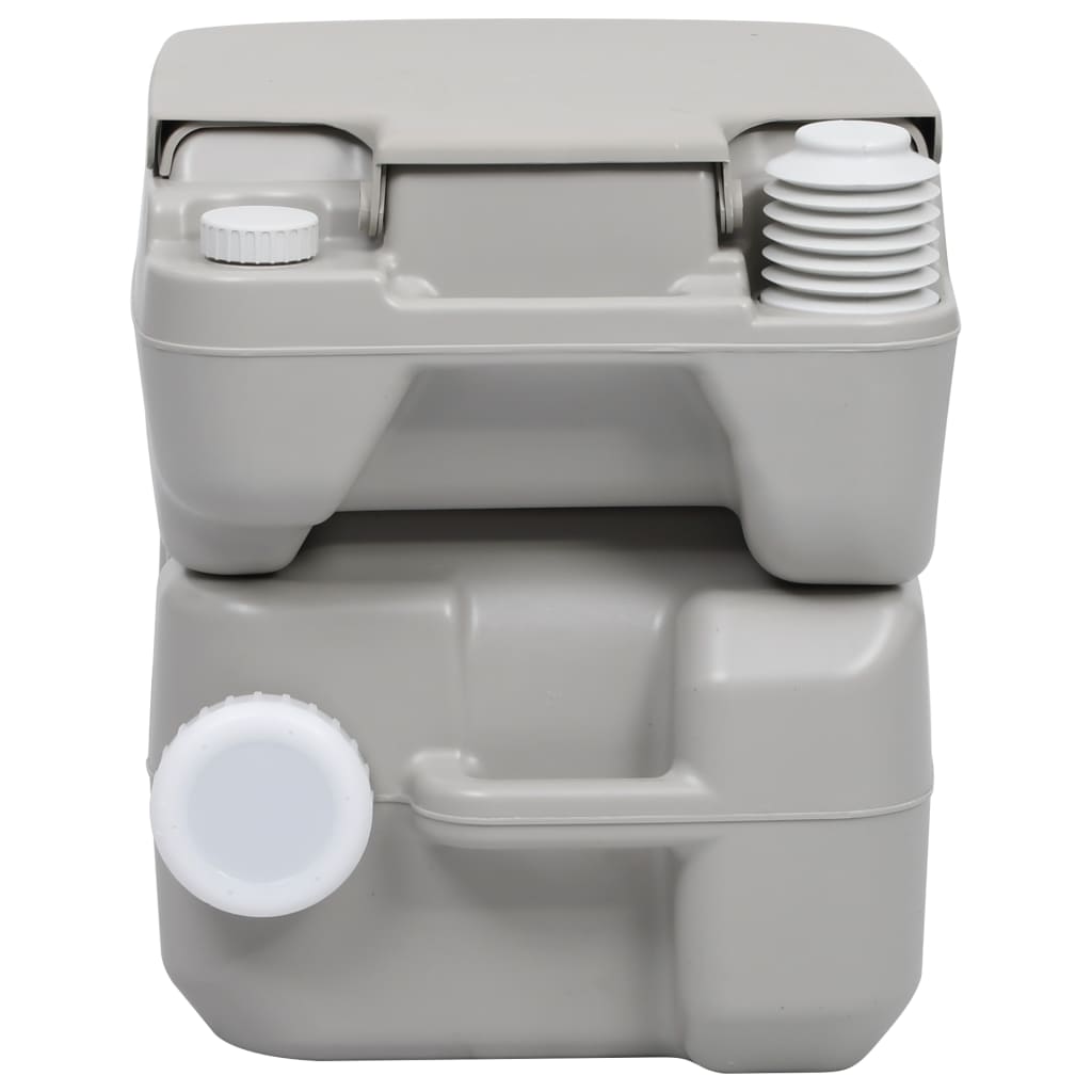 Hordozható kemping WC szett mosdóval és víztartállyal vidaxl 41,5 x 36,5 x 42,5 cm