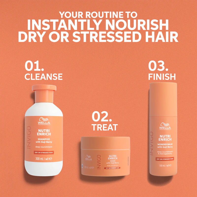 Máscara de Nutrição Profunda Wella Professionals Invigo Nutri-Enrich para Cabelos Secos