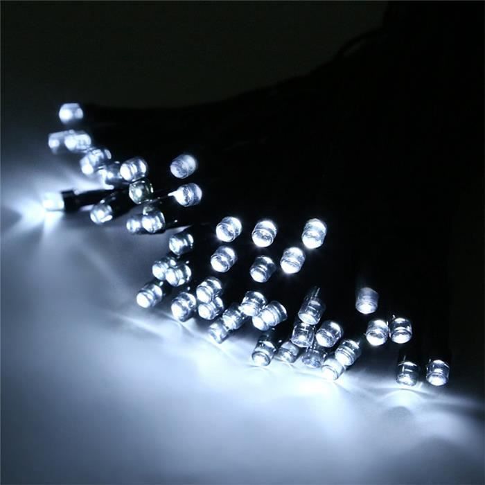 Cordão de luzes solares para exterior de 12 metros, à prova d'água, ideal para jardim, pátio, casamentos e festas de Natal.