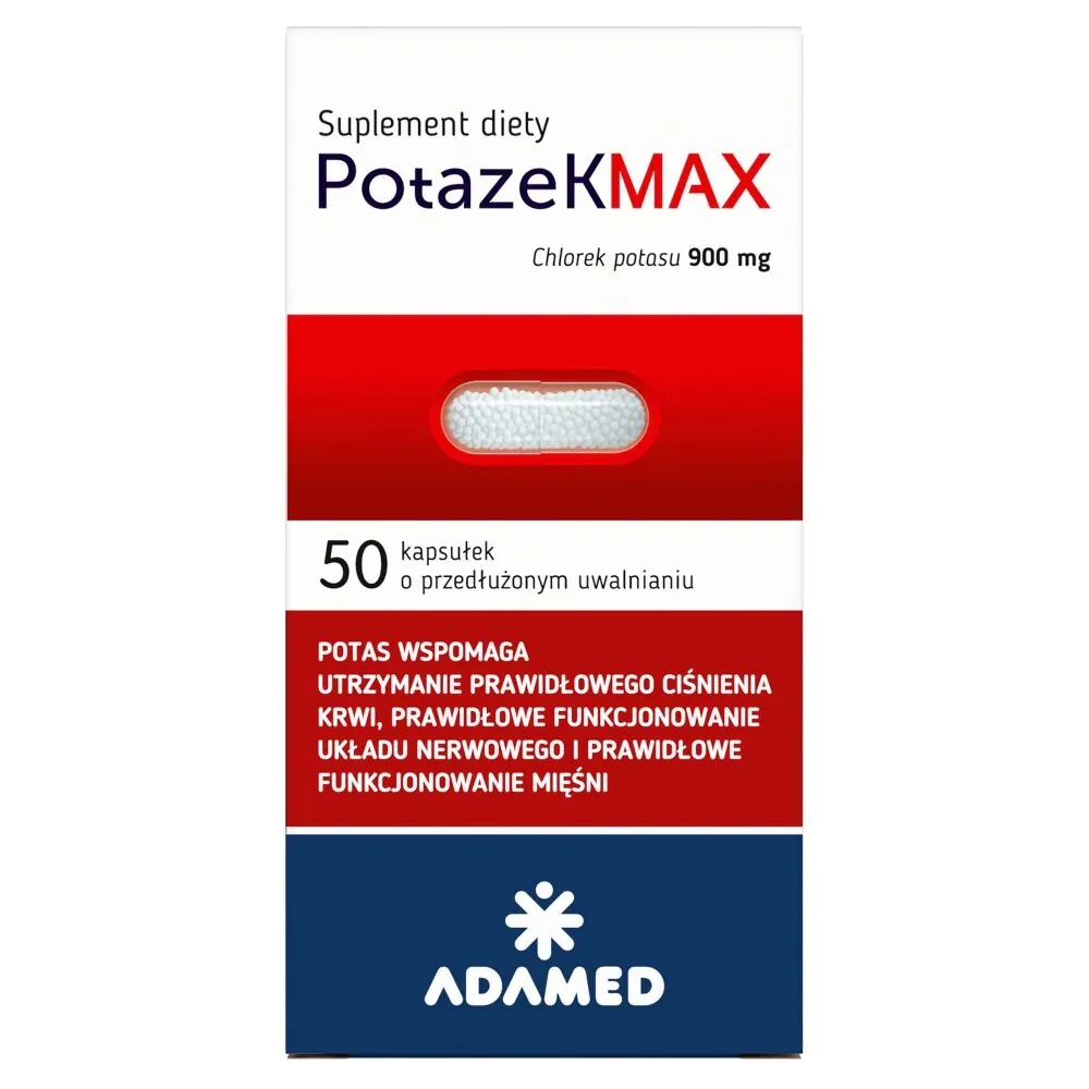 Potazek Max Kapsułki o przedłużonym uwalnianiu