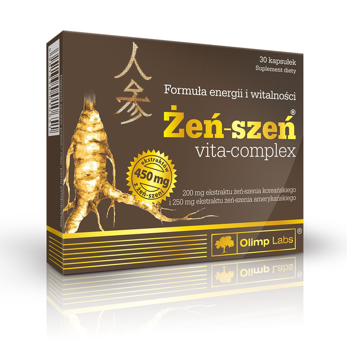 Supliment alimentar cu ginseng 30 capsule Vita-Complex