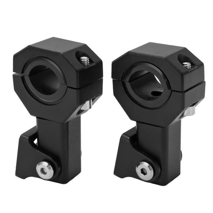 Staffa di montaggio per proiettore in alluminio, apertura regolabile da 18 mm a 30 mm, design antivibrazione.