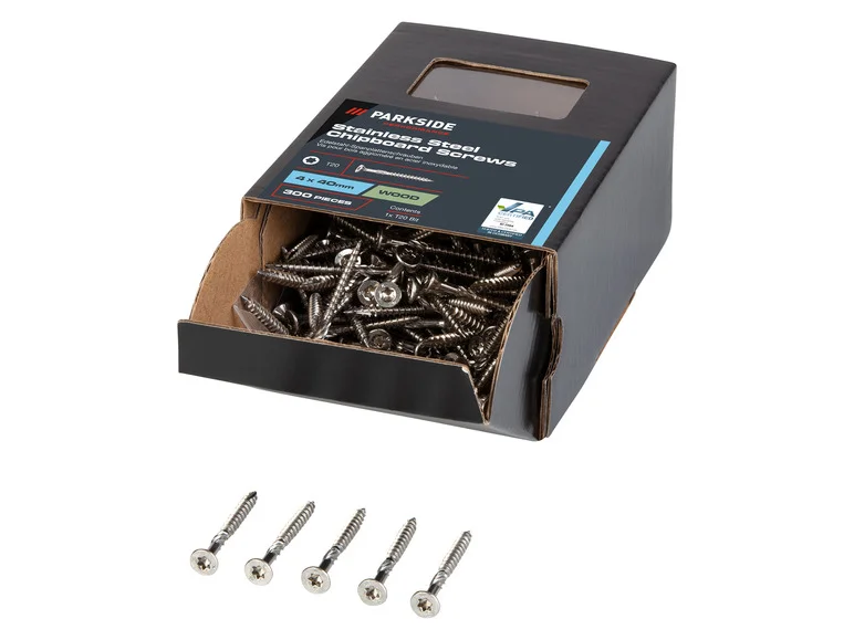 PARKSIDE PERFORMANCE® -ruuvit lastulevyille