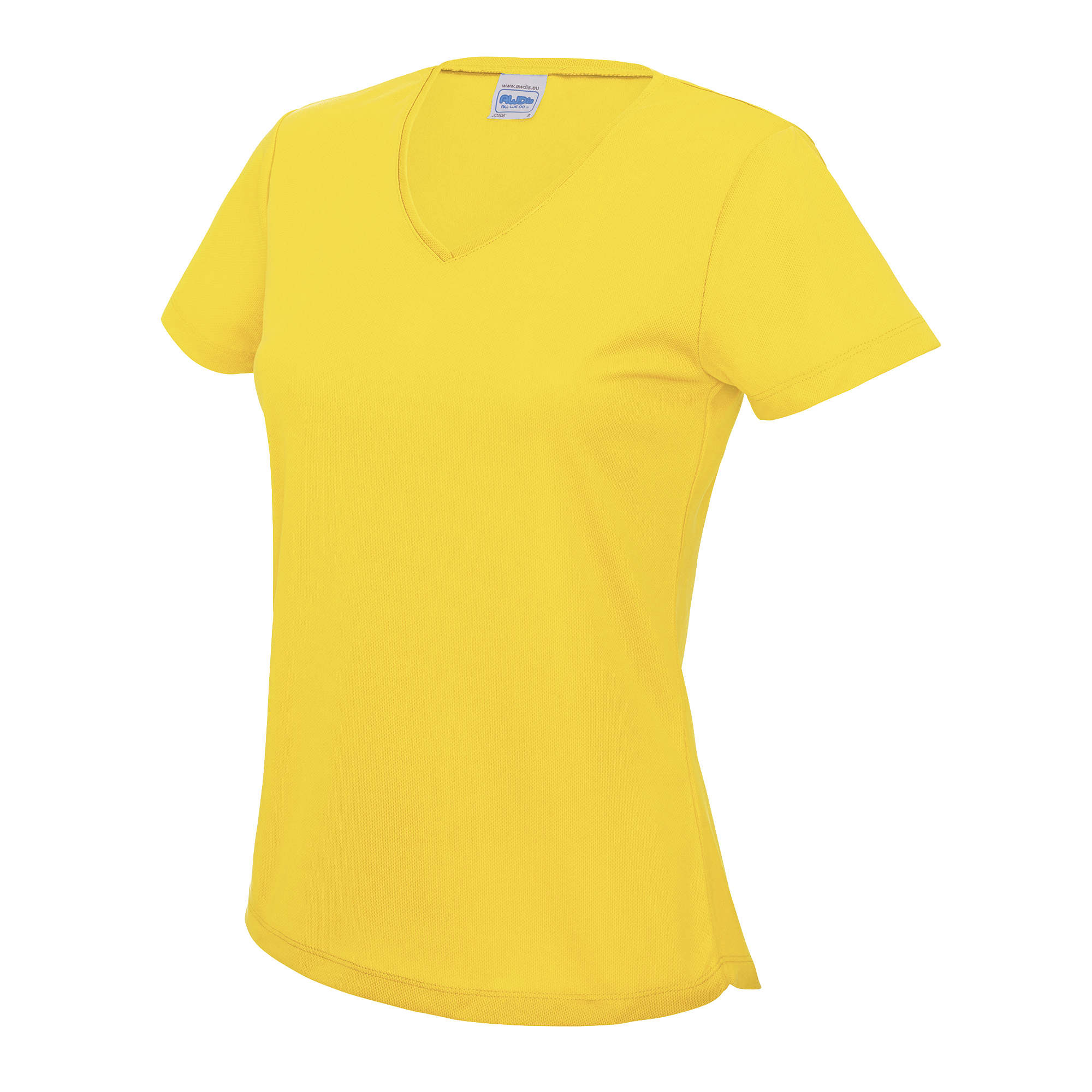 Camiseta de manga curta com decote em V. Awdis