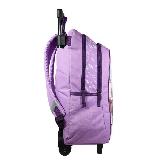 Mochila con ruedas - DISNEY - Frozen Morado - Niña - Multicolor