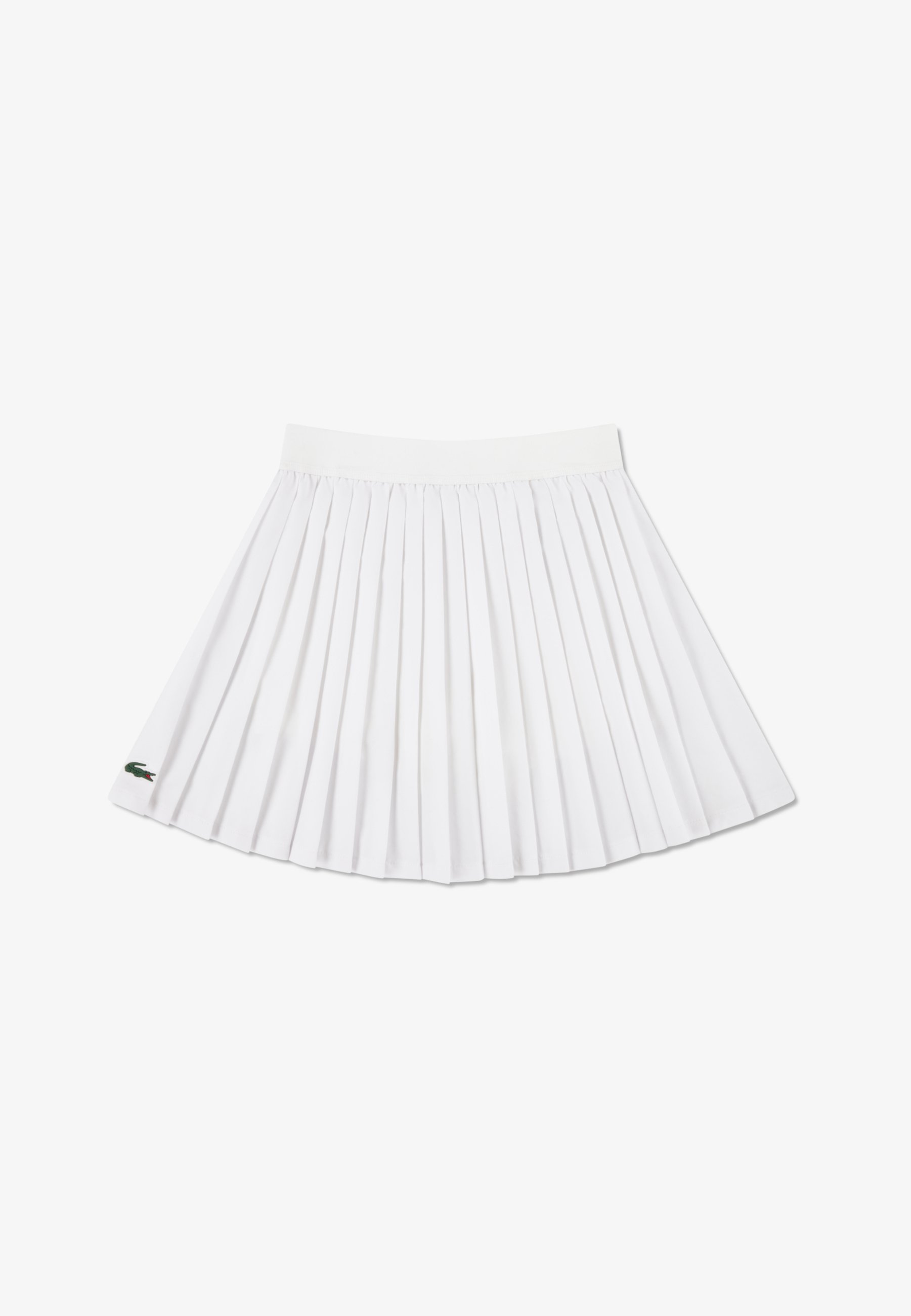 Lacoste LOGO SPORT PLOOIERROK - Minirok - wit