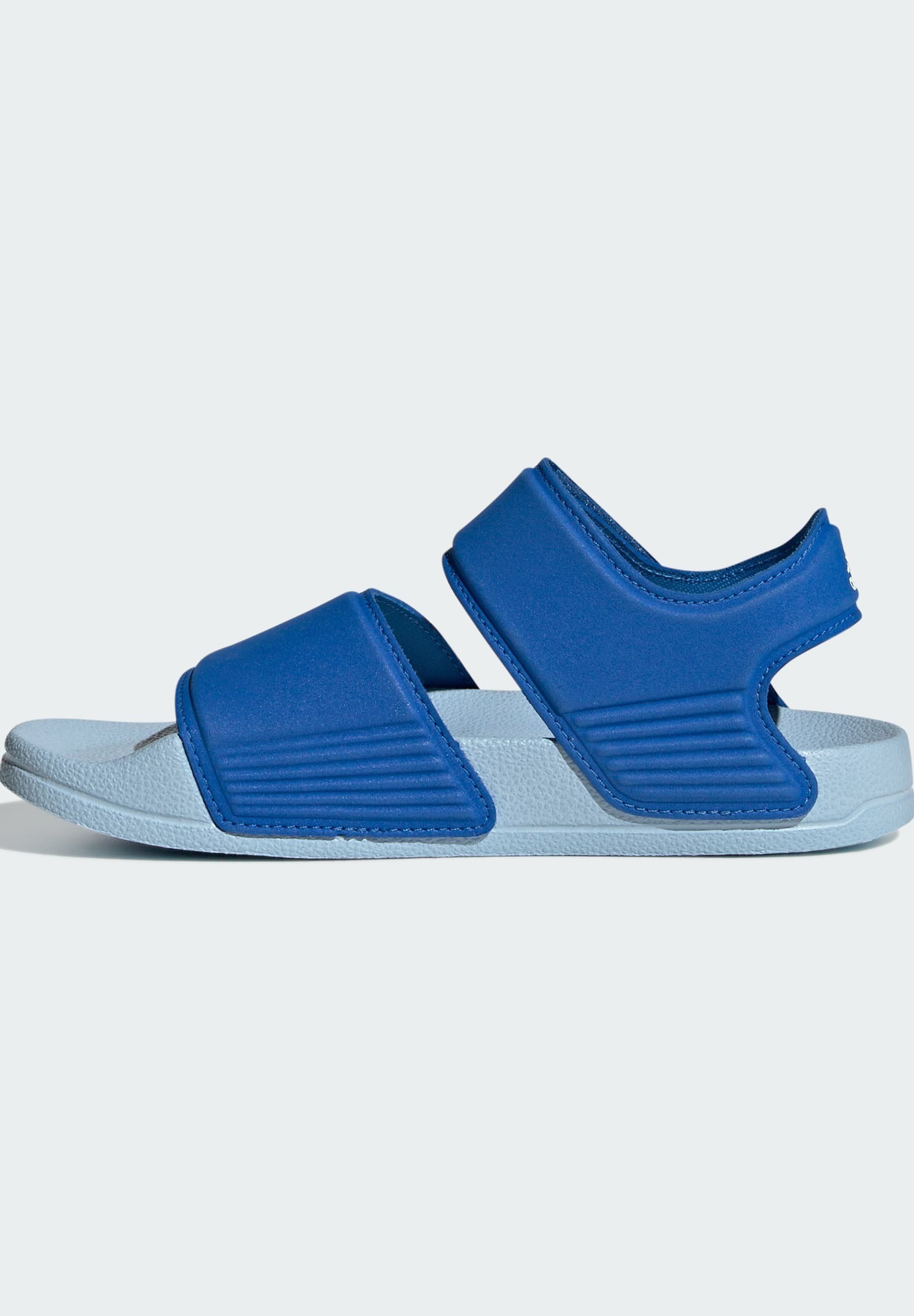 adidas Performance ADILETTE - Sandales de marche - bleu roi éclatant blanc ciel clair