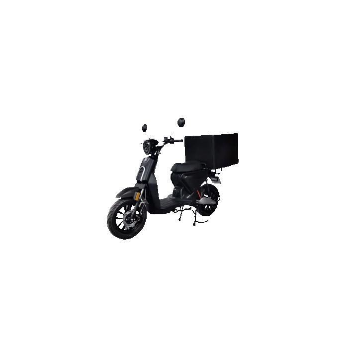 Scooter électrique CKA Express 50cc équivalent avec Top case 120L - Couleur: Noir,Batterie: 60v29Ah