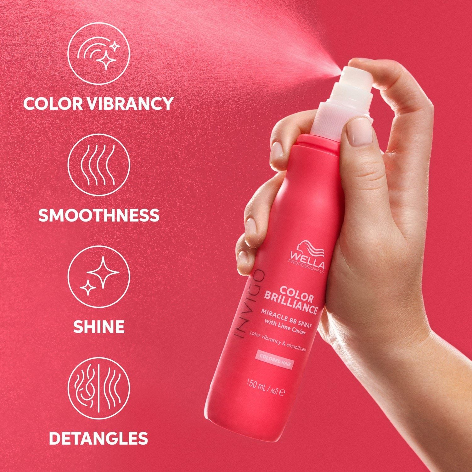 Wella Professionals lak za kosu INVIGO Color Brilliance Miracle BB sprej - 150 ml