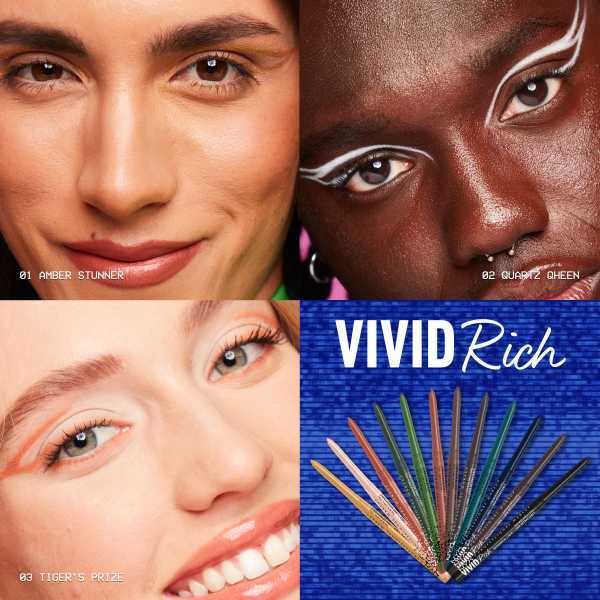 Oční linka Nyx Professional Makeup Vivid Rich odstín Under Moonstone
