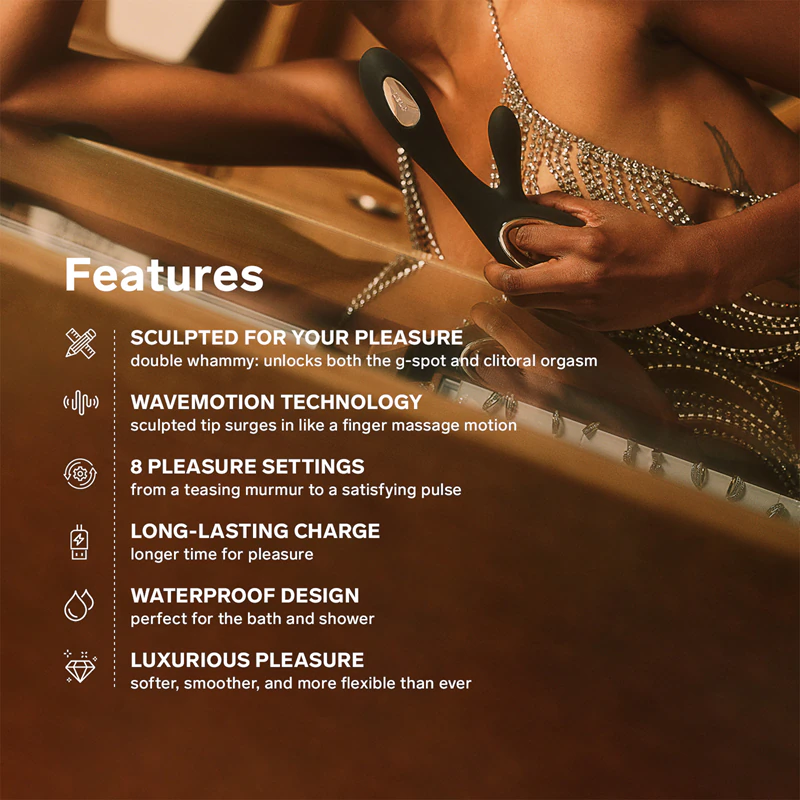 Lelo Soraya Wave Vibrator met clitorisstimulator