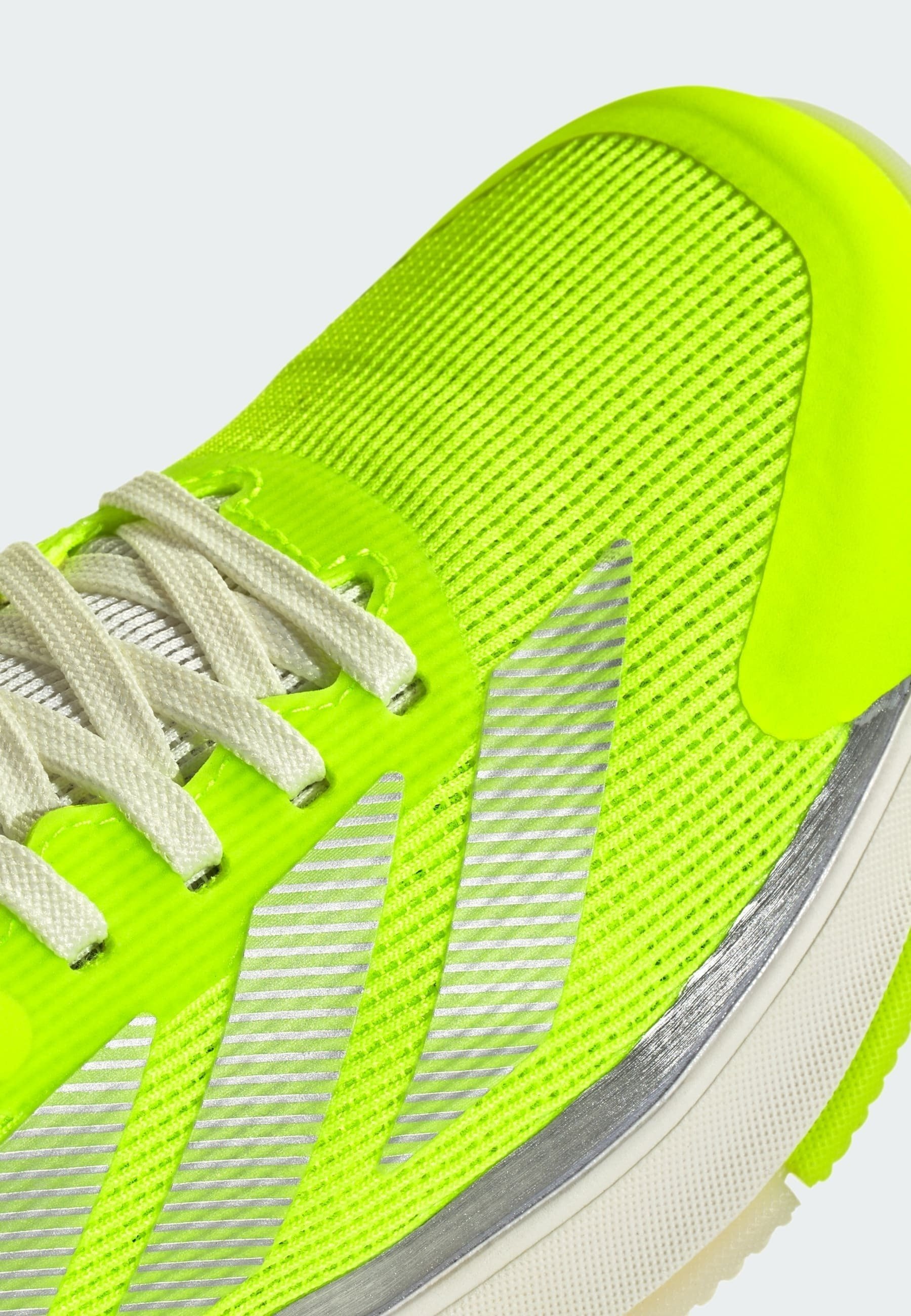 adidas Performance CRAZYQUICK LS - Padelschoenen - helder citroenzilver metallic zilver