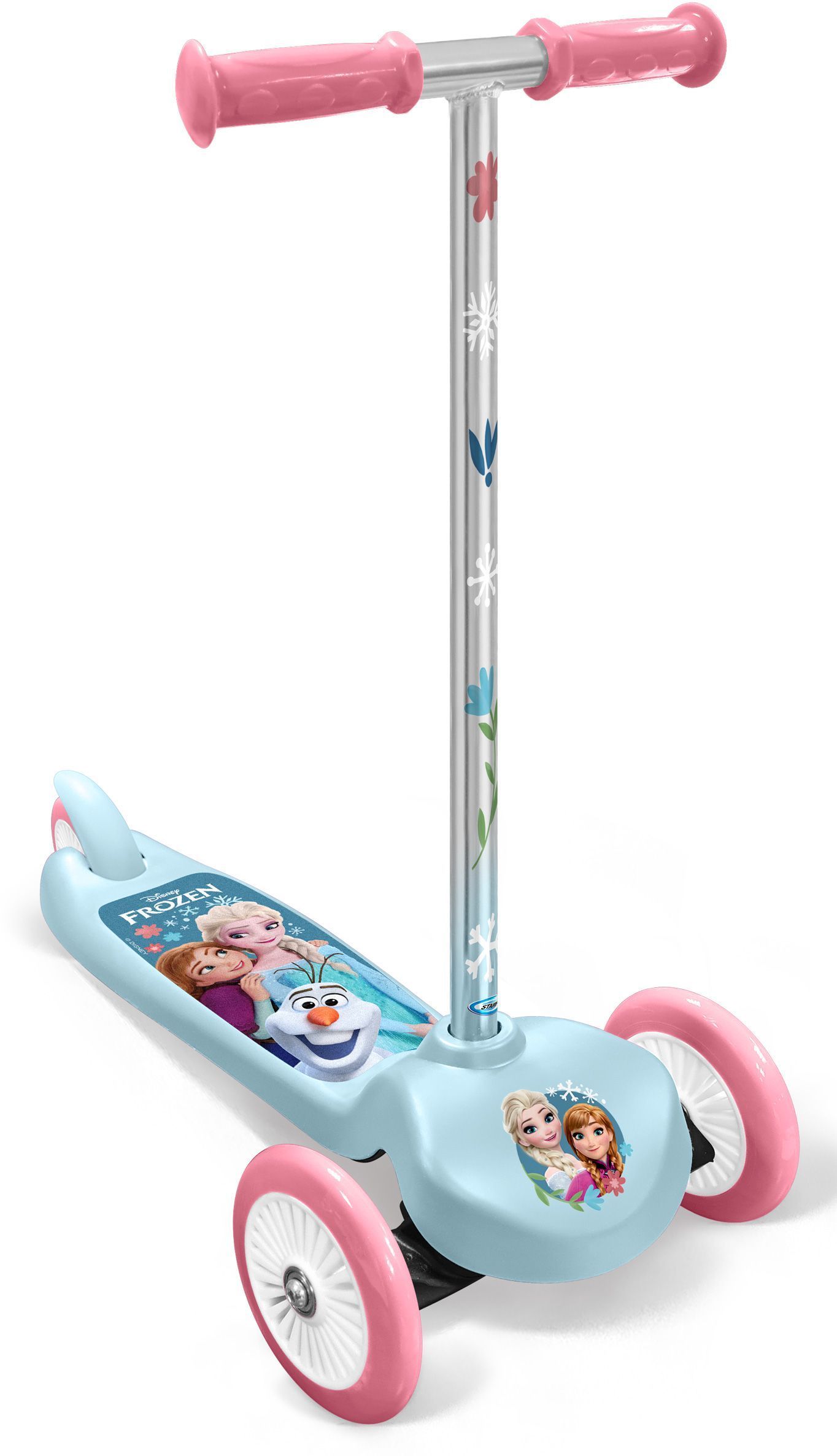 Patinete infantil com direção - Frozen - RN246045 - 3 rodas - Azul
