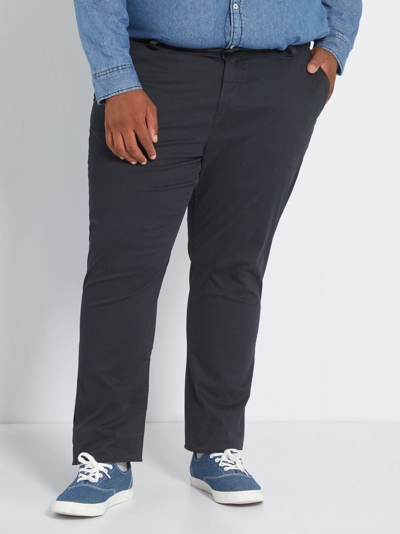 Slim fit chino broek maat L32 - Zwart