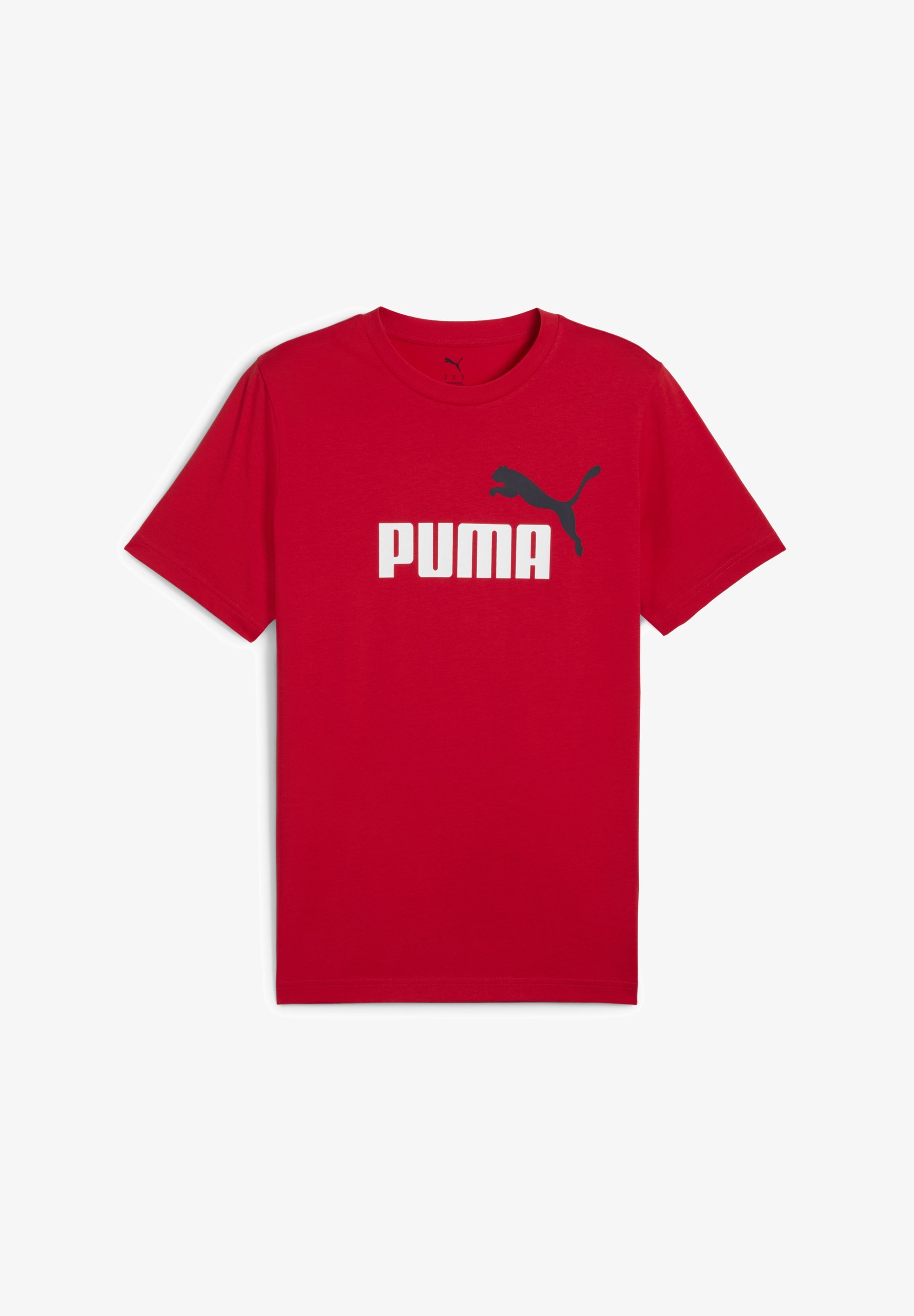 Puma ESS LOGO - T-shirt met print - voor altijd rood