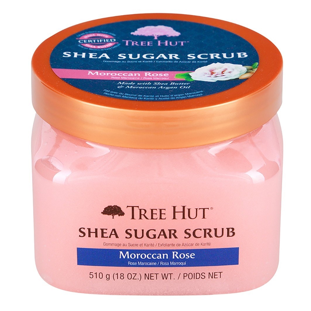 Tree Hut Scrub Corpo Rosa Marocchina e Zucchero di Karité - 510 g