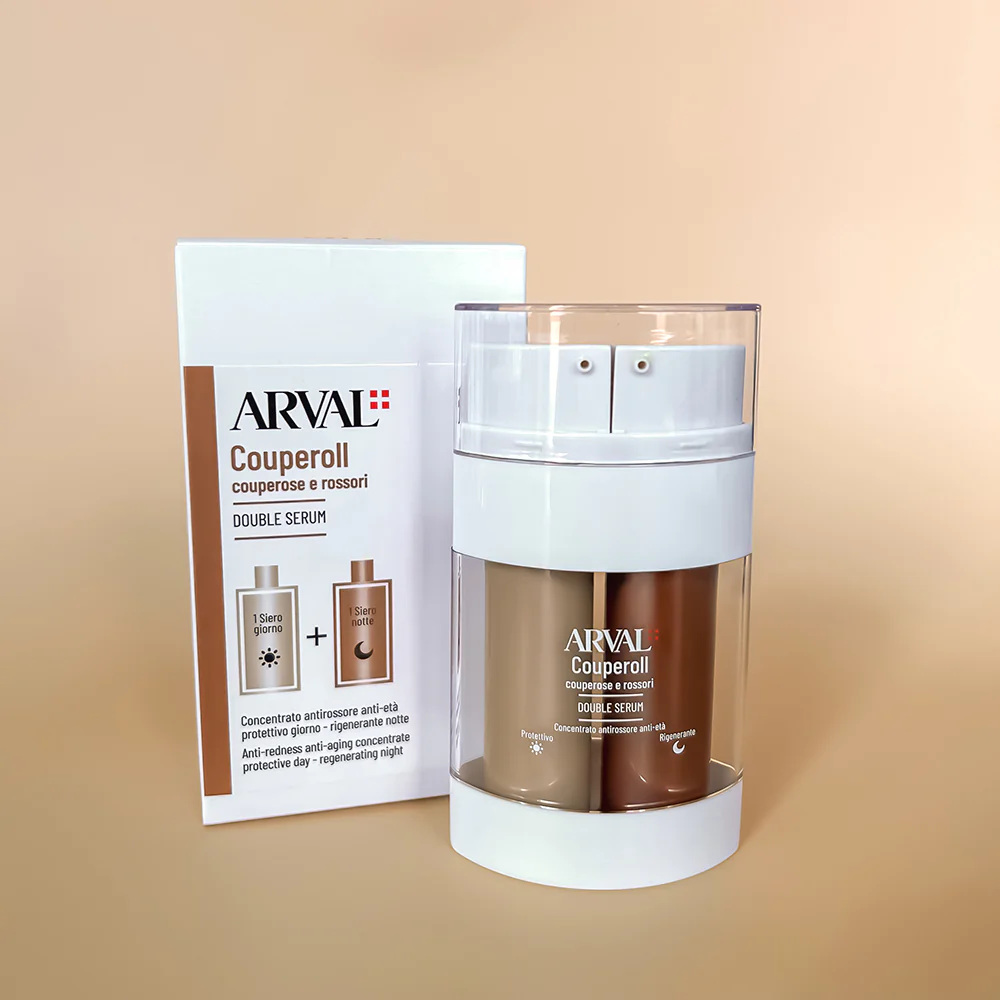 Couperoll Double Serum - Siero viso  lenitivo, Siero viso antirughe