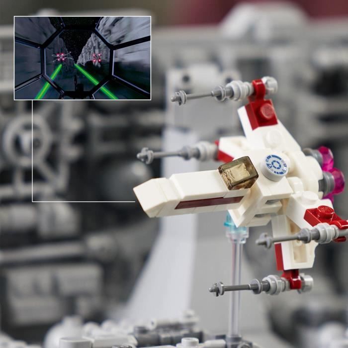 Diorama LEGO® Star Wars 75329 Inseguimento nella trincea della Morte Nera