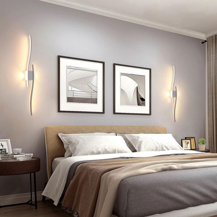 DELIPOP LED-wandlamp - 27W - Modern - 3000K warm licht - Aluminium en siliconen - Ideaal voor slaapkamer, trappenhuis - Wit