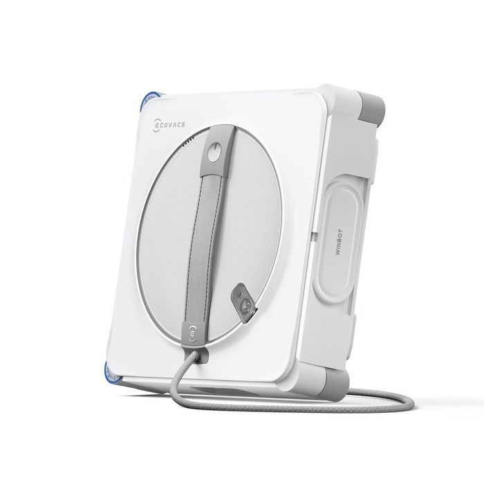 Robô Limpador de Janelas ECOVACS WINBOT W2S, Limpeza inteligente de ponta a ponta com escova TruEdge™, pulverizador de água de 3 jatos