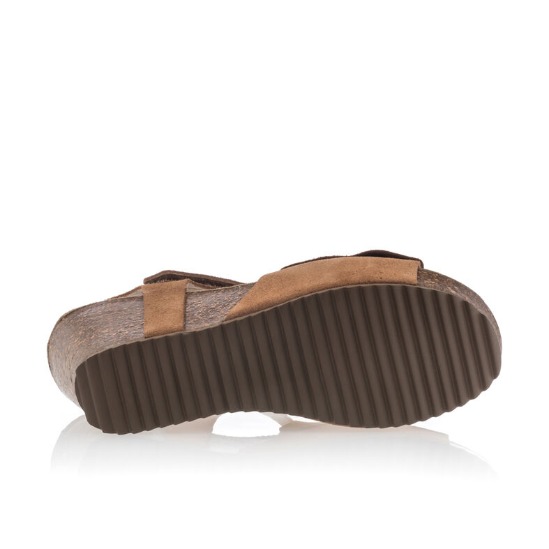 Brune sandaler / sko med åpen tå til dame