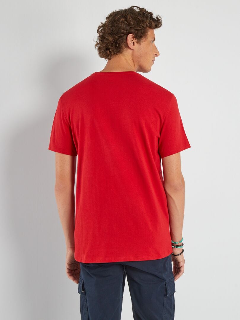 Naruto T-shirt met print - ROOD