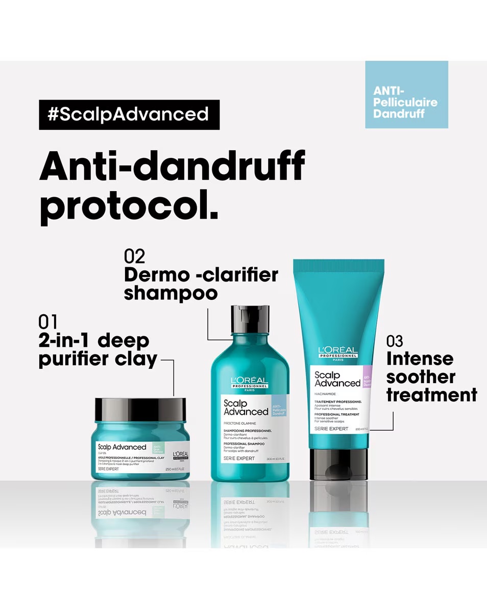 L'ORÉAL PROFESSIONNEL Scalp Advanced Șampon dermo-clarificant anti-mătreață