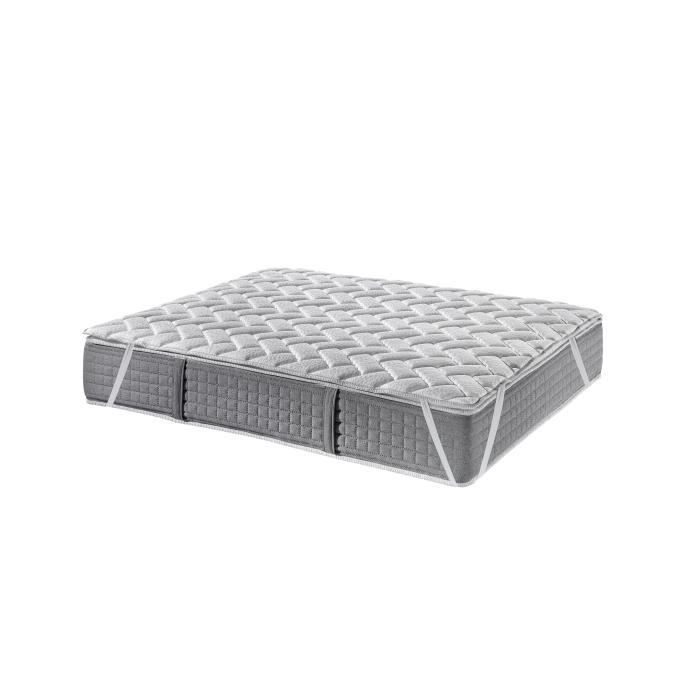 Cubrecolchón - PHYSIO-TOP - 160x200 cm - Espuma viscoelástica - Tejido elástico - Hipoalergénico