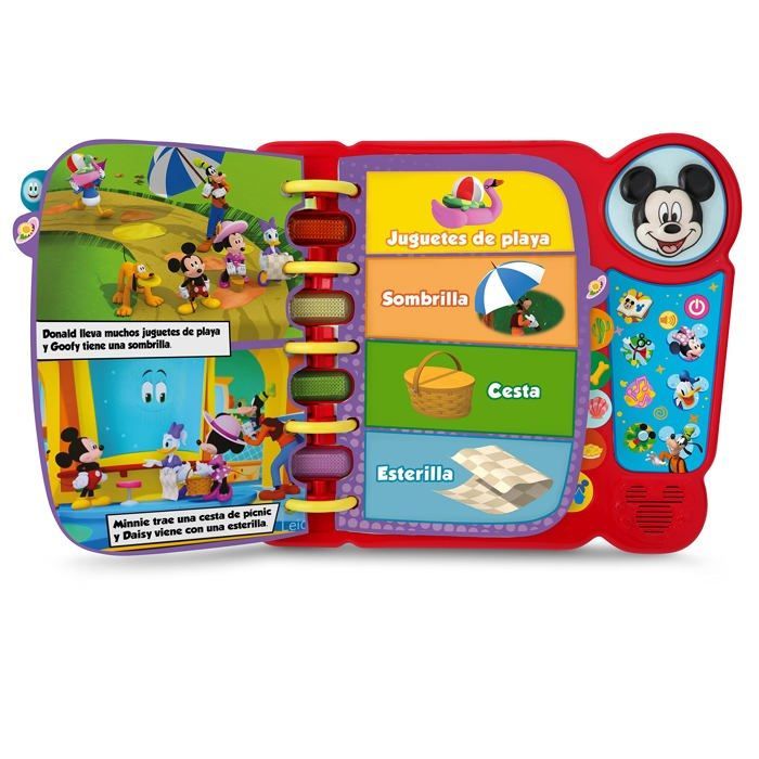 Interaktiivinen e-kirja - Vtech - 80-554022 - Disney Mickey - 4 pelitilaa - 14 sivua