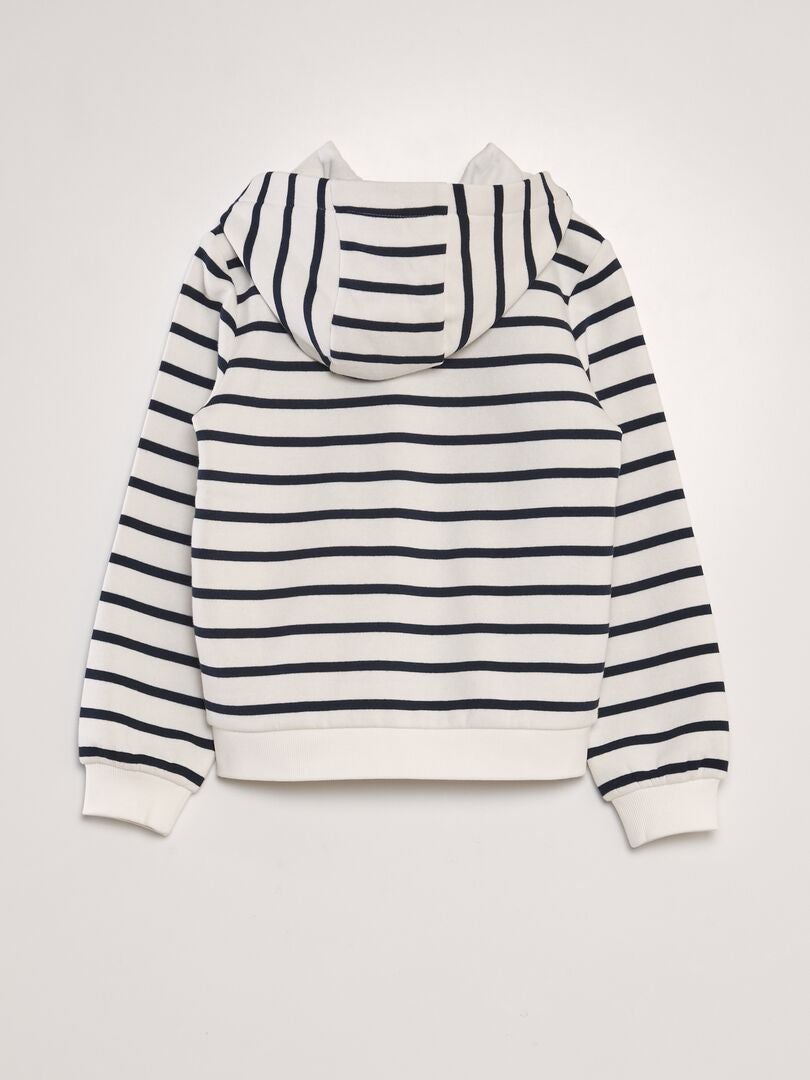 Hoodie met print - BEIGE