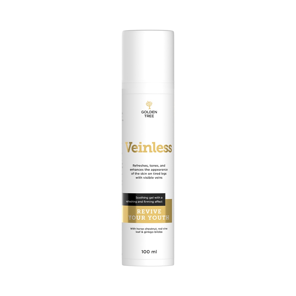 Golden Tree ādas kopšanas līdzeklis bez vēnām - 100 ml